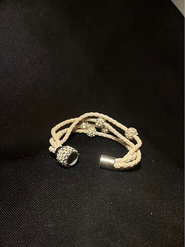 Beden beyaz Renk Swarovski pandora model zirkon taşlı çoklu