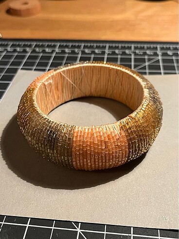 Tasarımcı Cam boncuklu tatlı renkli bangle bileklik y2k