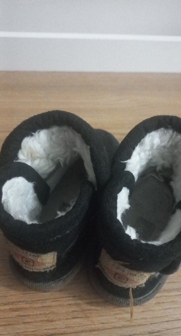 lacivert Tokalı Erkek kız  Bebek Botu - Görsel 4