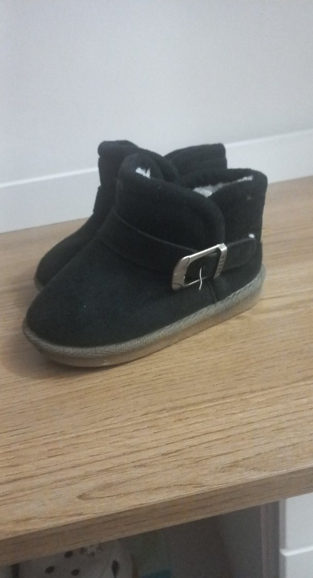 lacivert Tokalı Erkek kız  Bebek Botu - Görsel 2