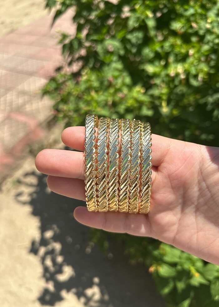 6 adet burma bilezik - Görsel 3