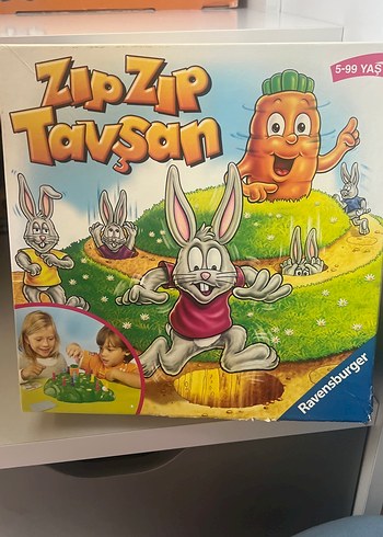 Renkli zıp zıp tavşan oyunu