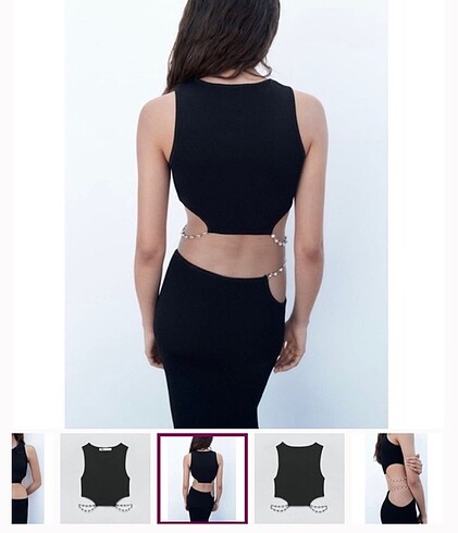Zara Zara dekolteli etek üst takım