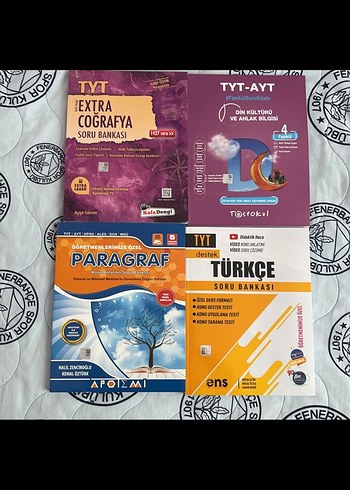 TYT-AYT Soru Bankası Seti - Coğrafya, Paragraf, Türkçe