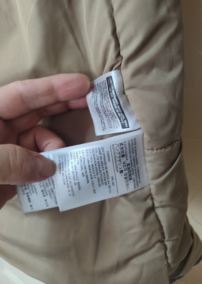 Levi strauss & co erkek termal erkek kaban — görsel 9/11
