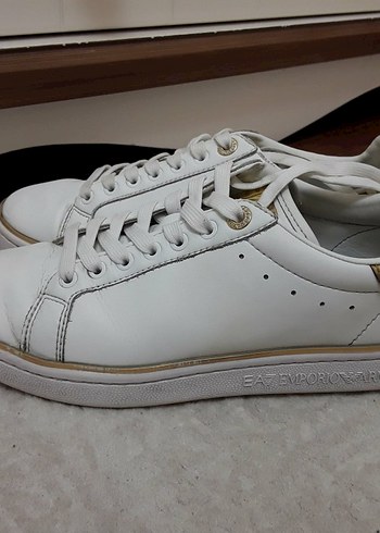 Emporio Armani Ea7 Deri Sneaker Kadin Spor Ayakkabi