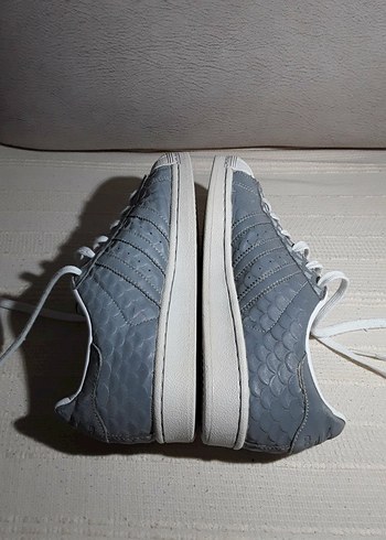 Adidas süper star kadın spor ayakkabı - Görsel 8