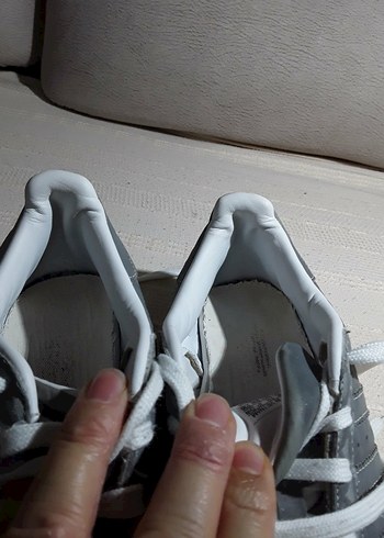 Adidas süper star kadın spor ayakkabı - Görsel 7