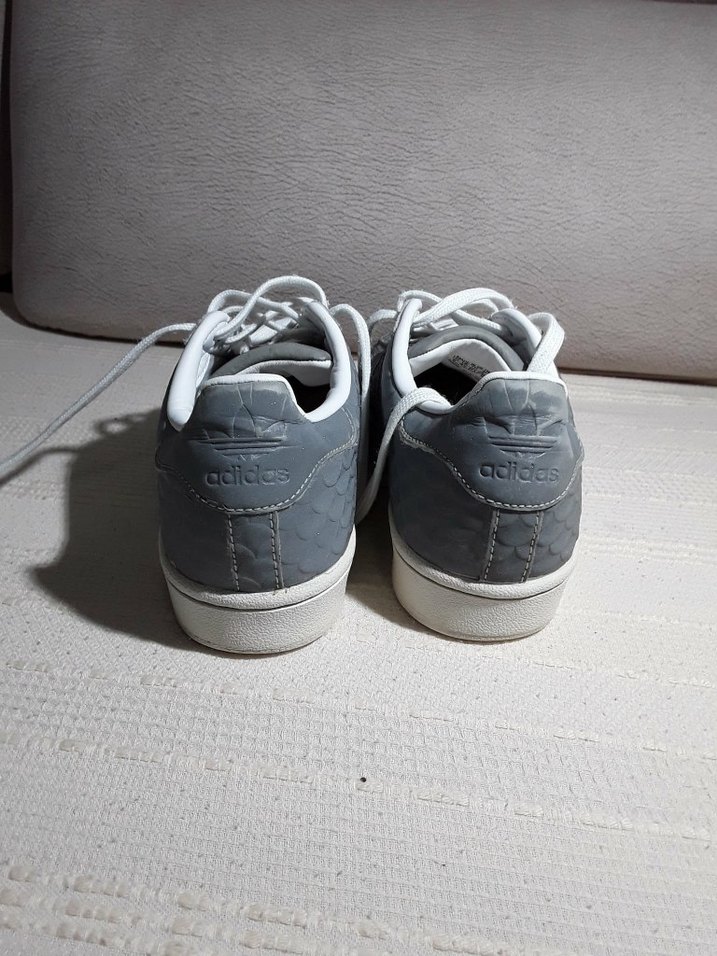 Adidas süper star kadın spor ayakkabı - Görsel 4