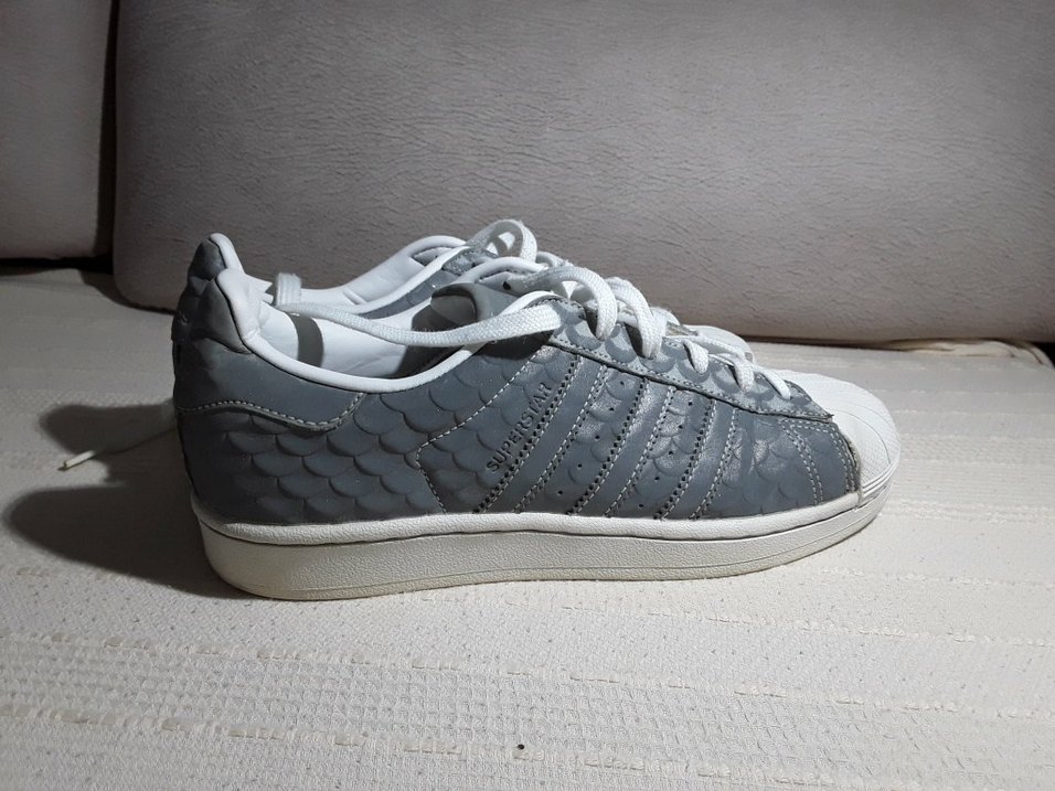 Adidas süper star kadın spor ayakkabı - Görsel 2