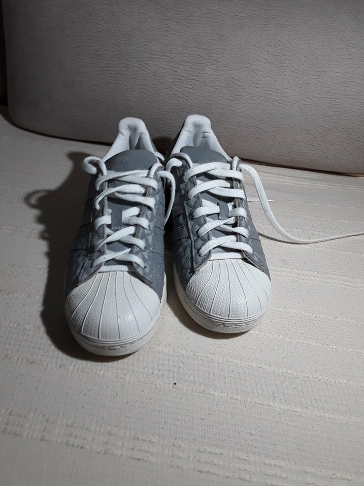 Adidas süper star kadın spor ayakkabı - Görsel 3