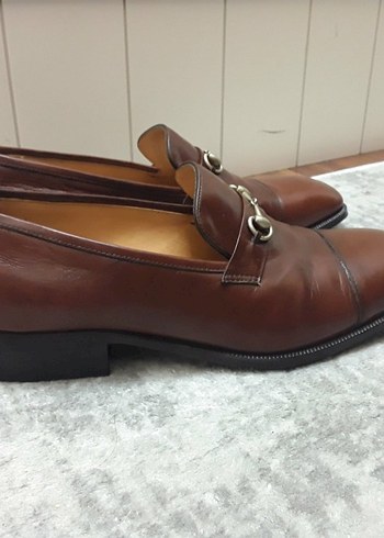 Stemar İtalyan marka. kahverengi deri erkek Ayakkabı - Görsel 3