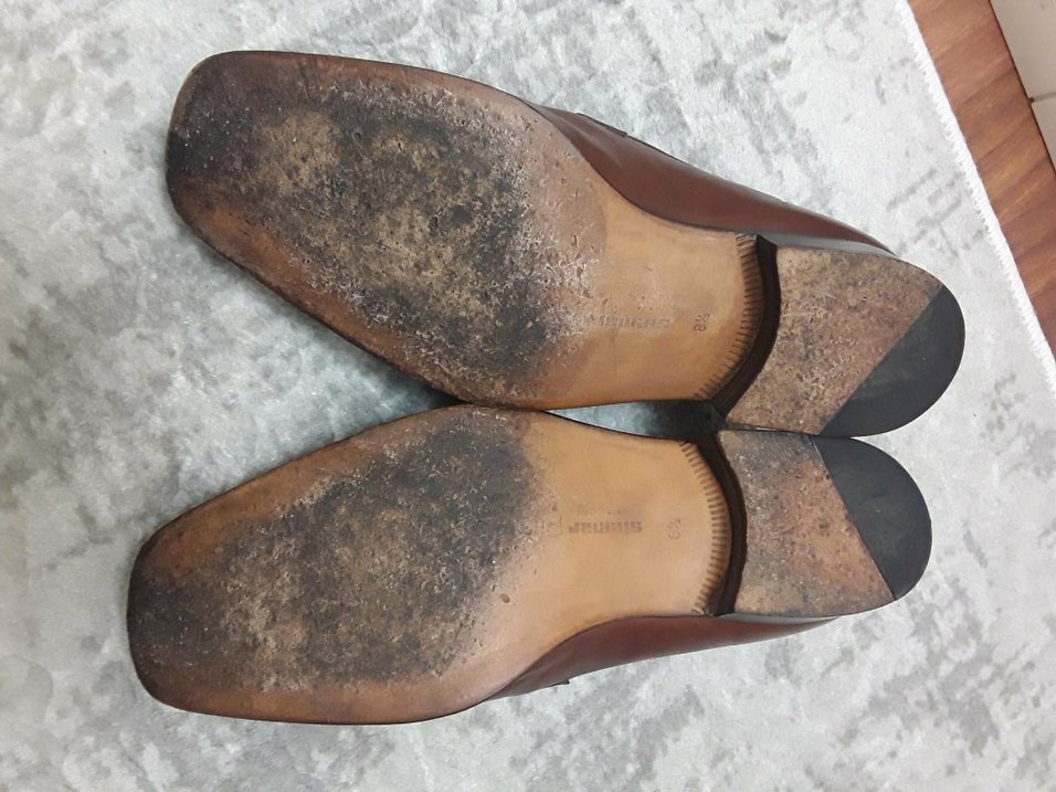 Stemar İtalyan marka. kahverengi deri erkek Ayakkabı - Görsel 4