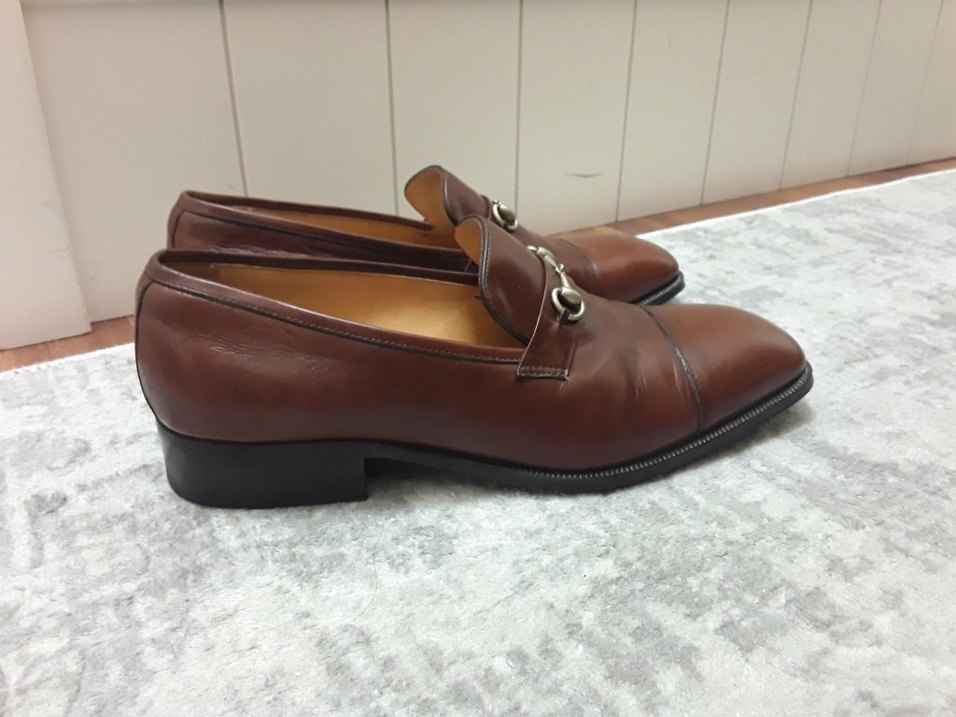 Stemar İtalyan marka. kahverengi deri erkek Ayakkabı - Görsel 3