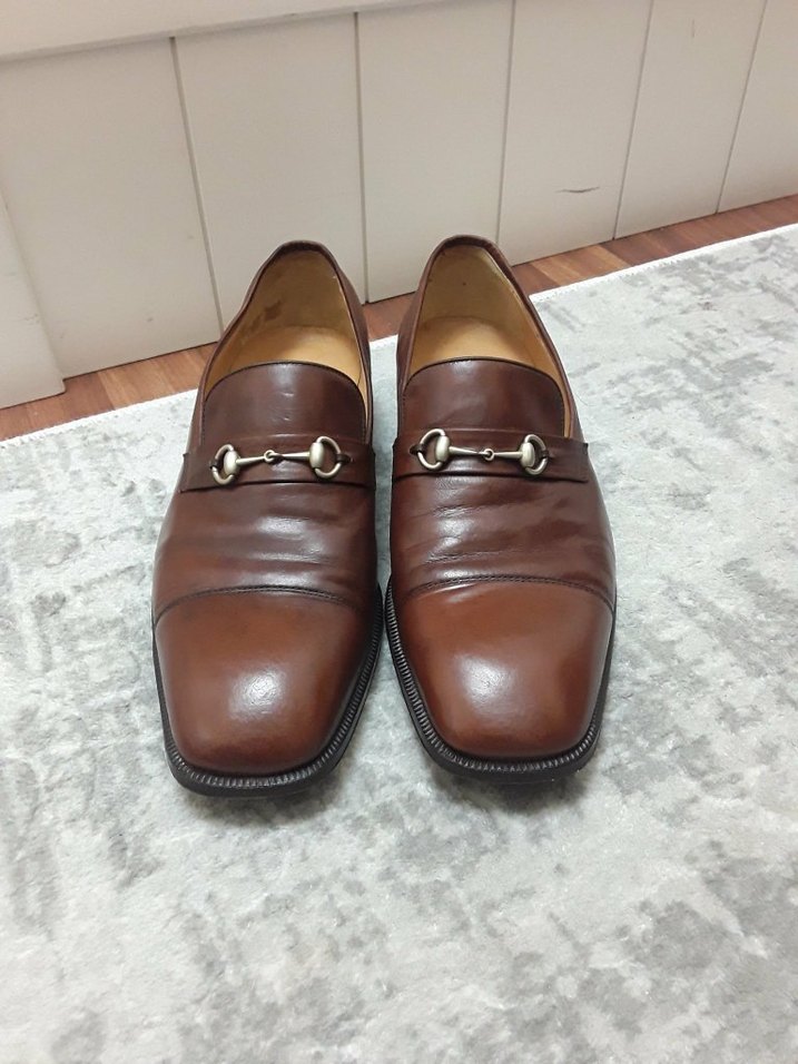 Stemar İtalyan marka. kahverengi deri erkek Ayakkabı - Görsel 2