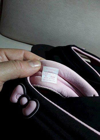 Bershka pembe siyah platform Tabanlı Kadın Terlik - Görsel 9