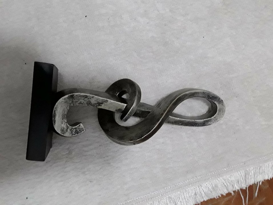 Sol anahtarı gümüş eskitme - Görsel 2