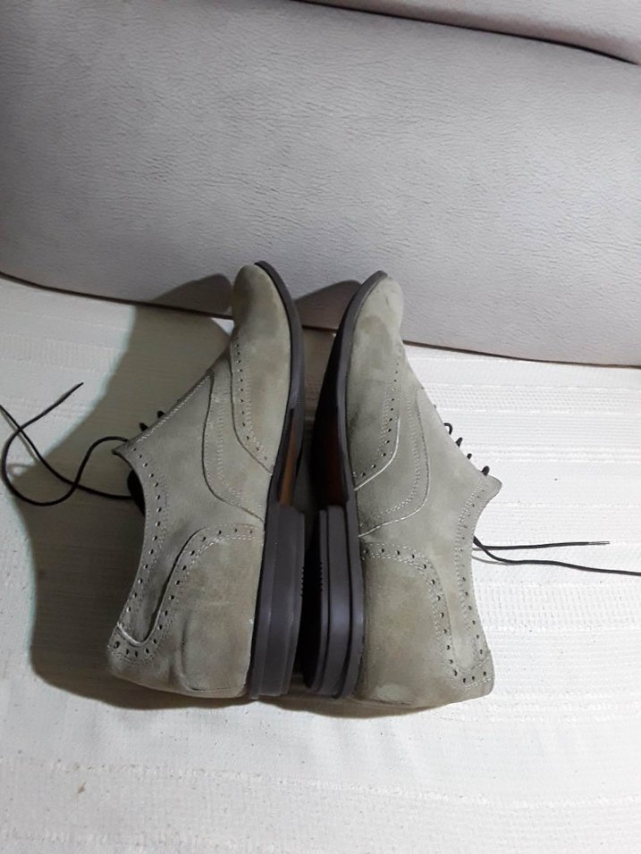 Camel. aktivya süet erkek klasik ayakkabı - Görsel 5