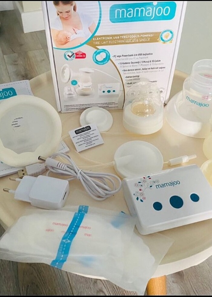 Mamajoo Elektronik USB Tekli Göğüs Pompa - Görsel 3
