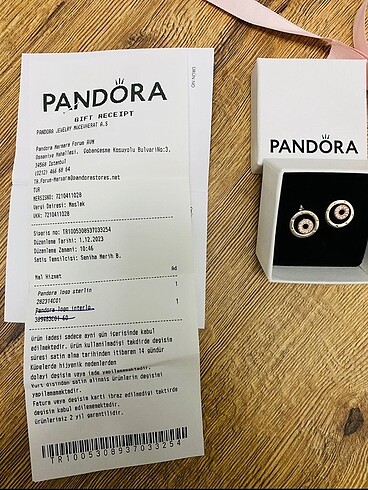 Pandora Signature iki renkli logo halka orijinal faturalı - Görsel 2