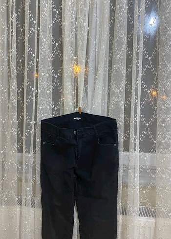 Erkek Siyah Denim Regular Fit Jean - Görsel 3