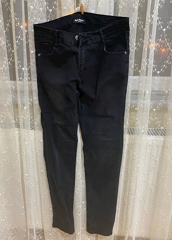 Erkek Siyah Denim Regular Fit Jean - Görsel 4