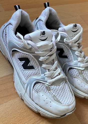 Beyaz Bağcıklı Kadın Spor Ayakkabı - Görsel 4