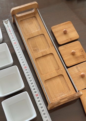 Zara Home Bambu Kapaklı kahvaltılık Seti