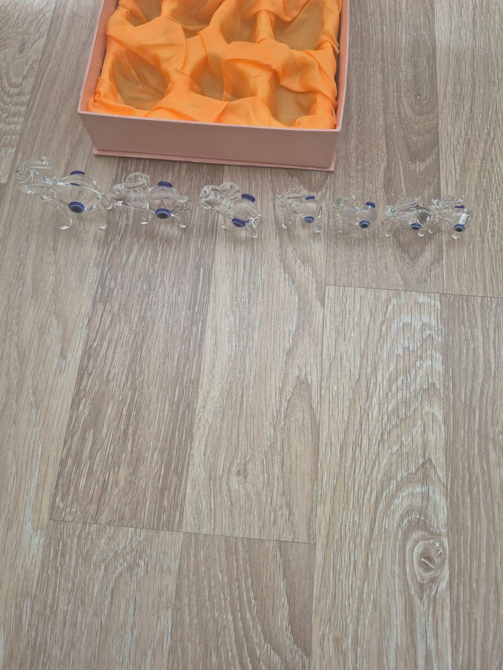 Altın Renkli Cam Figürin Seti - Görsel 3