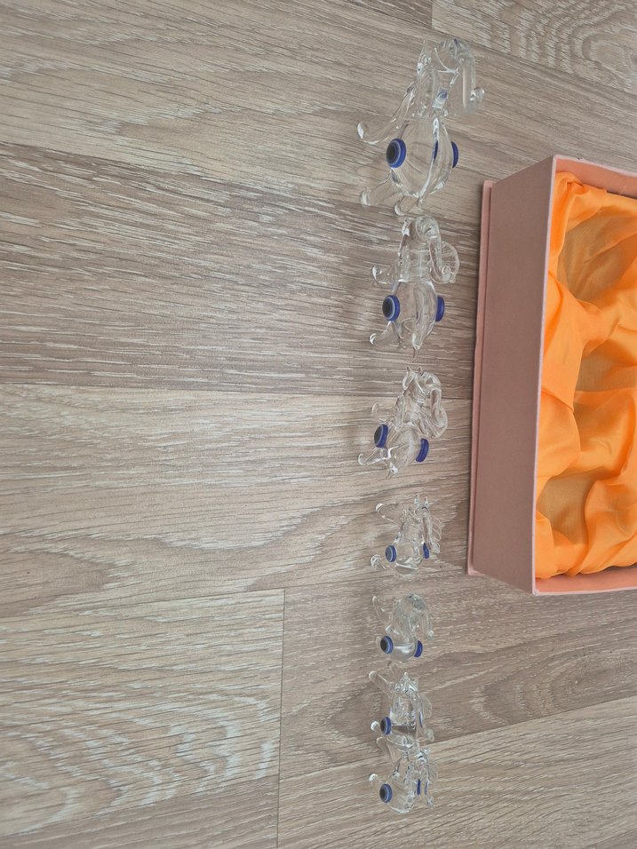 Altın Renkli Cam Figürin Seti - Görsel 2