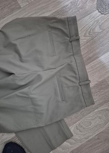 Gri Kadın Kumaş Pantolon - Görsel 3