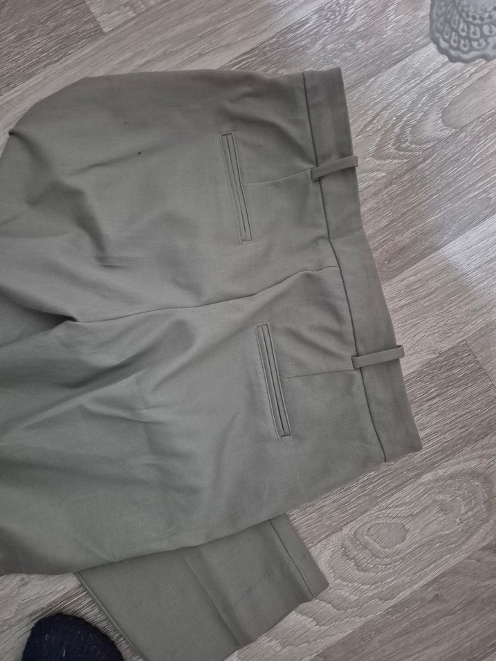 Gri Kadın Kumaş Pantolon - Görsel 3