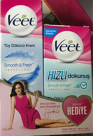 Veet iki adet yepyeni krem