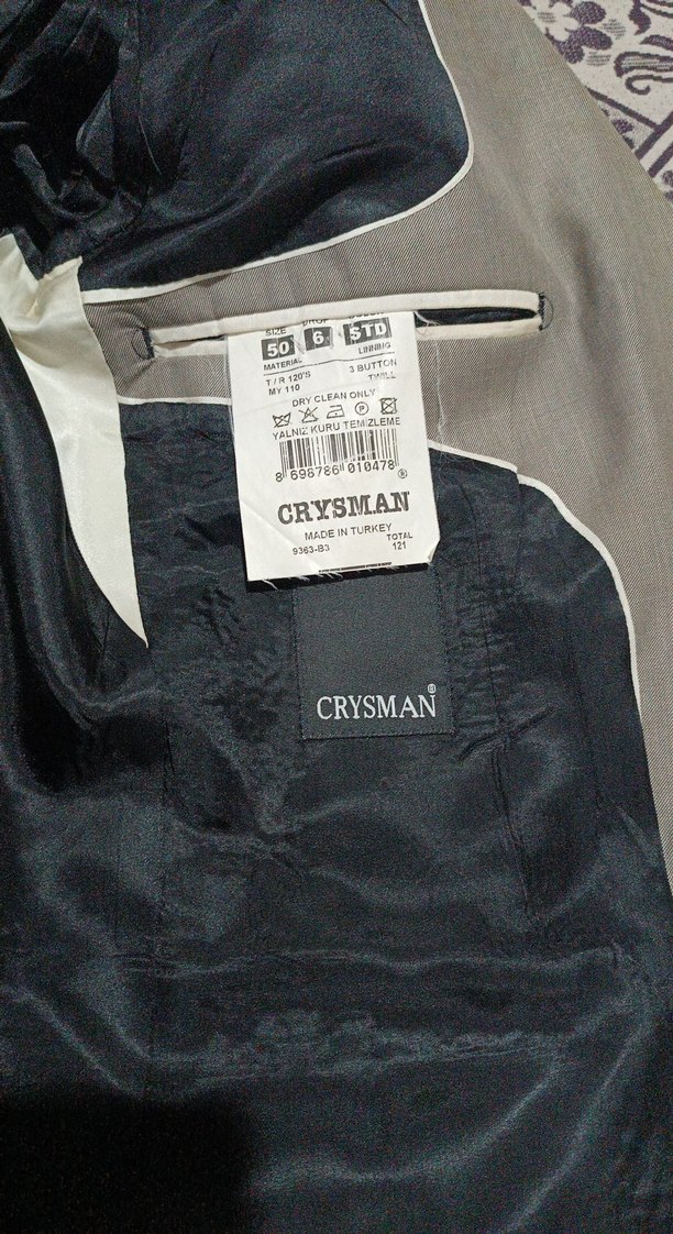 Gri Erkek Ofis Takım Ceketi - Görsel 3