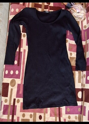 Bershka mini elbise yırtmaçlı