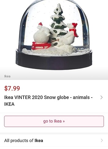 Ikea kar küresi