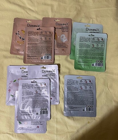 Diğer Derminix Yüz Maskeleri ( 9 adet)