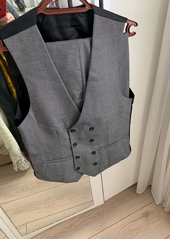 Gri Erkek Düğmeli Ceket - Görsel 2