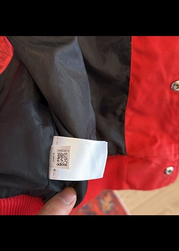 Adidas Kırmızı Düğmeli Erkek Ceket - Görsel 5