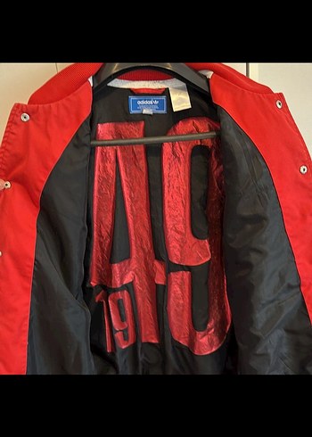 Adidas Kırmızı Düğmeli Erkek Ceket - Görsel 3