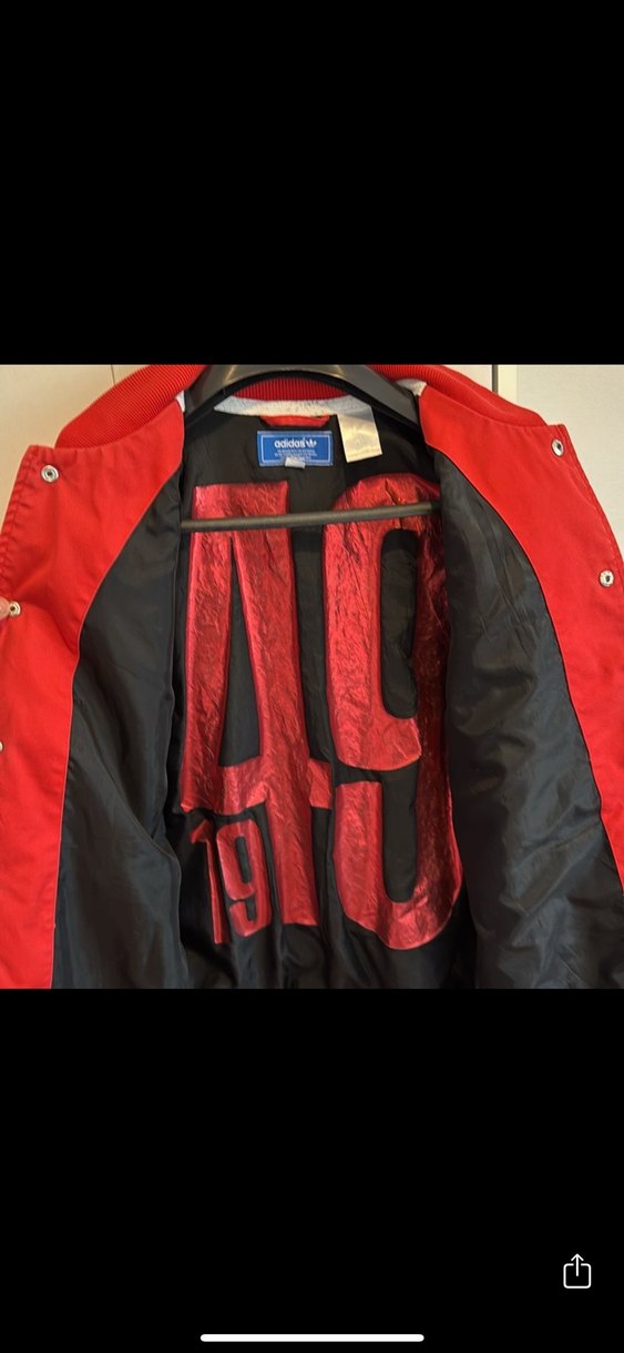 Adidas Kırmızı Düğmeli Erkek Ceket - Görsel 3