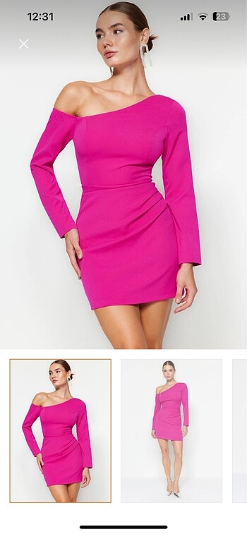 Trendyol & Milla Pembe elbise