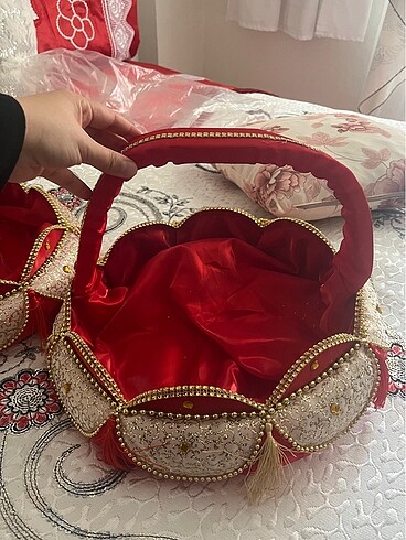 Kına tepsisi ve sepeti - Görsel 6