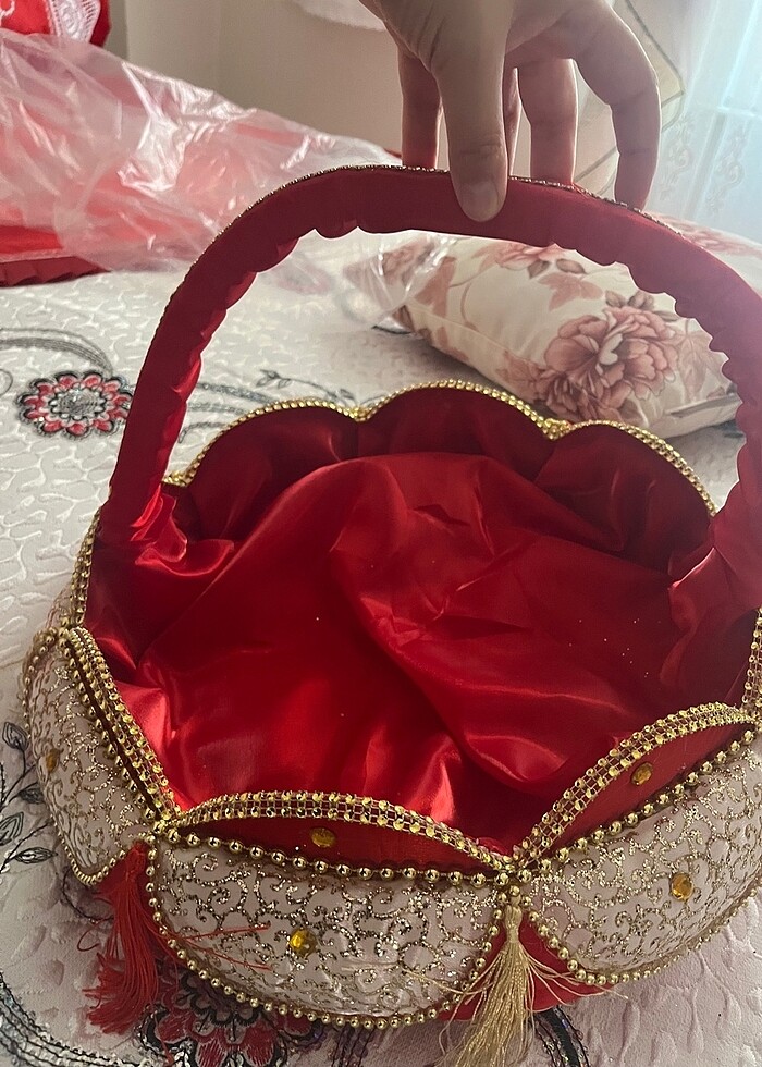 Kına tepsisi ve sepeti - Görsel 2