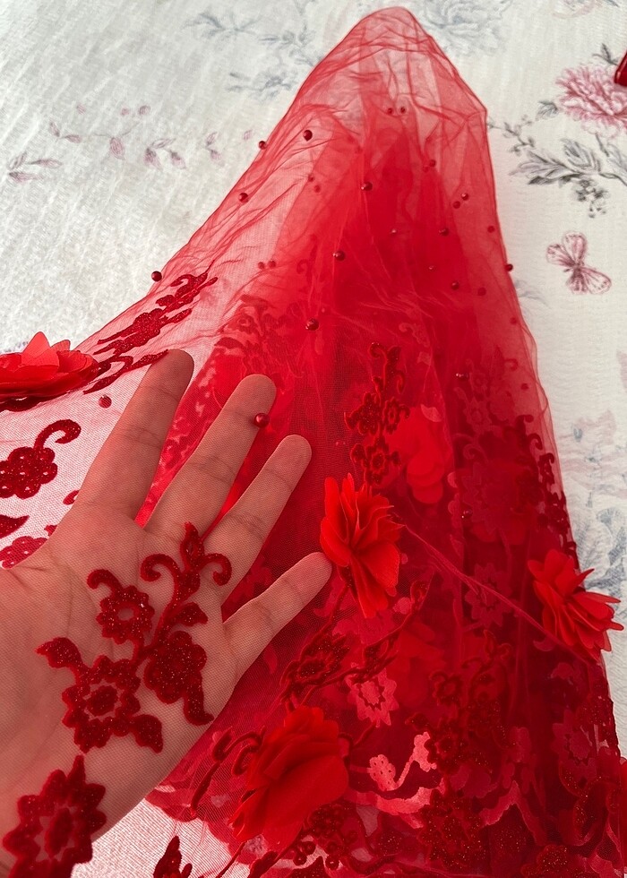 Kına gecesi evden çıkış duvak seti - Görsel 4