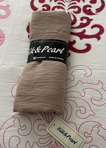 Bej Keten Kadın Şal - Bohem Tarz - Görsel 2