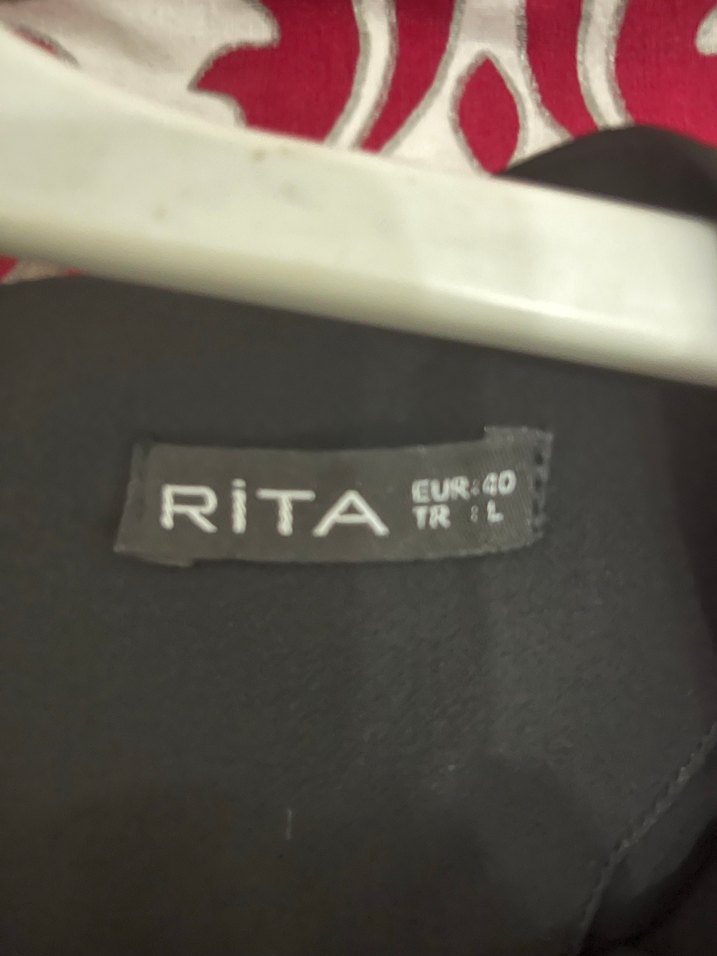 Siyah Uzun Kollu Kadın Tunik - Görsel 2