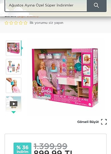 Barbie cilt bakım seti ve salonu  - Görsel 5