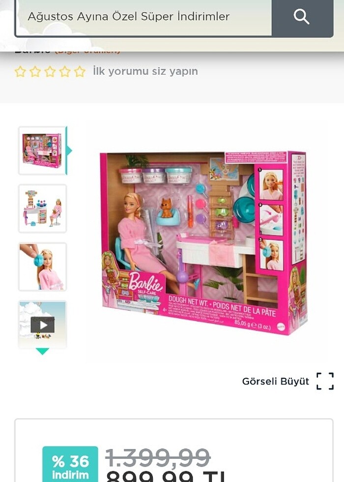 Barbie cilt bakım seti ve salonu  - Görsel 5