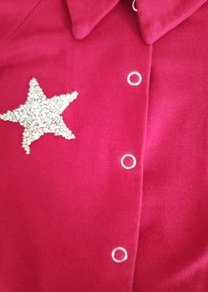 İki iplik pamuklu özel dikim hırka - Görsel 3